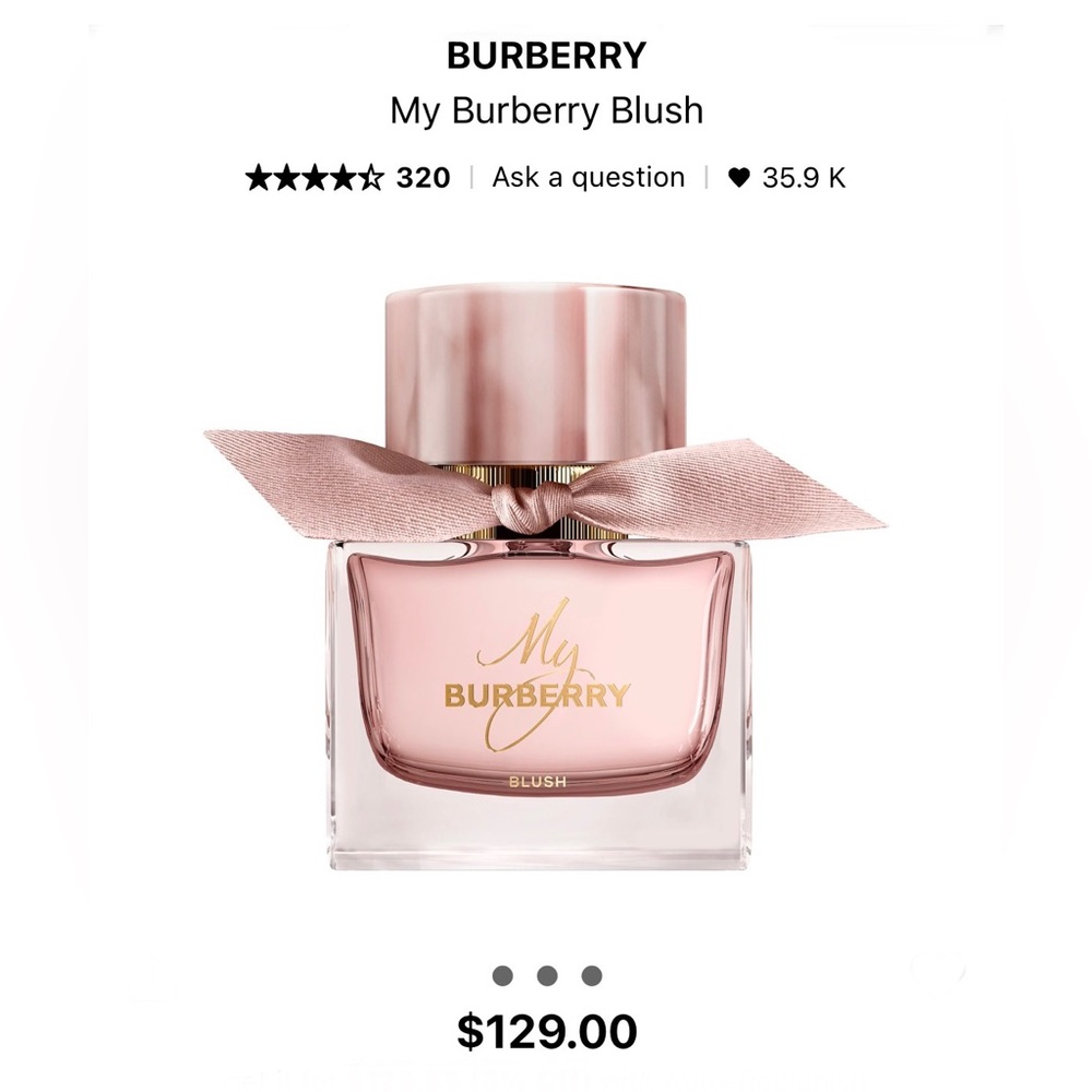New, Unopened Burberry Blush Eau Dr Parfum - 50 ml